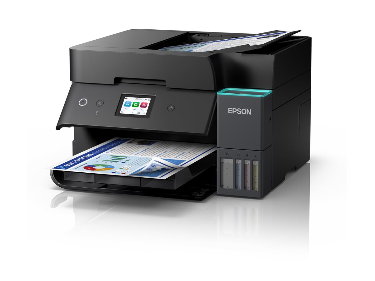Impressora Multifunções Epson EcoTank ET-4950 A4 Wi-Fi Preto - Imagem 4