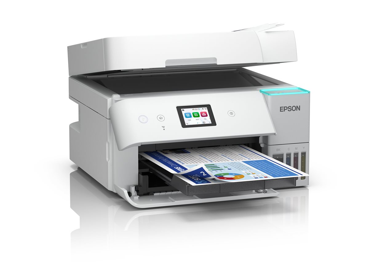 Impressora Multifunções Epson EcoTank ET-4956 A4 Wi-Fi Branco - Imagem 7