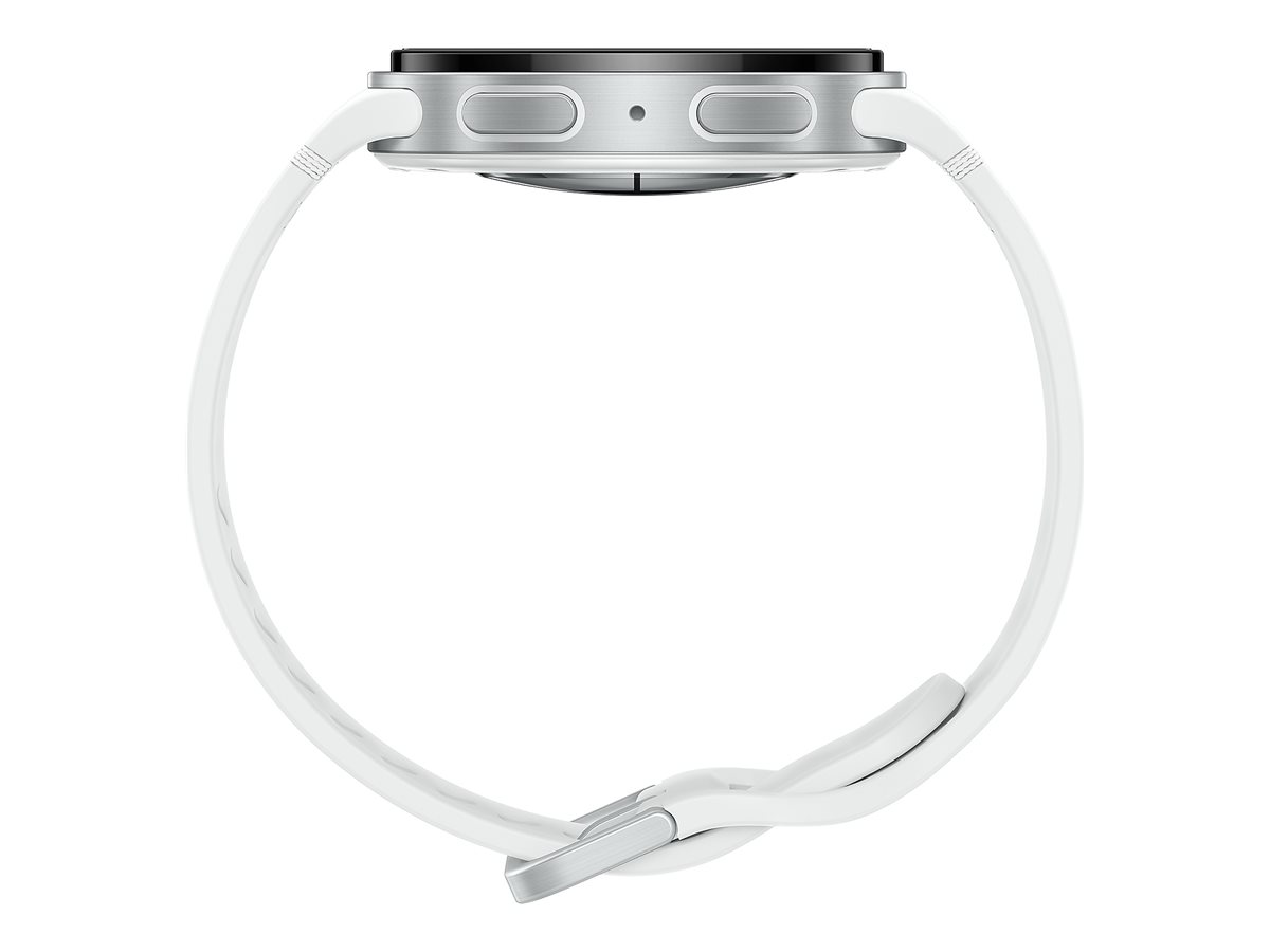 Smartwatch Samsung Galaxy Watch8 40mm 32GB Prata C/ Banda Branca S/M