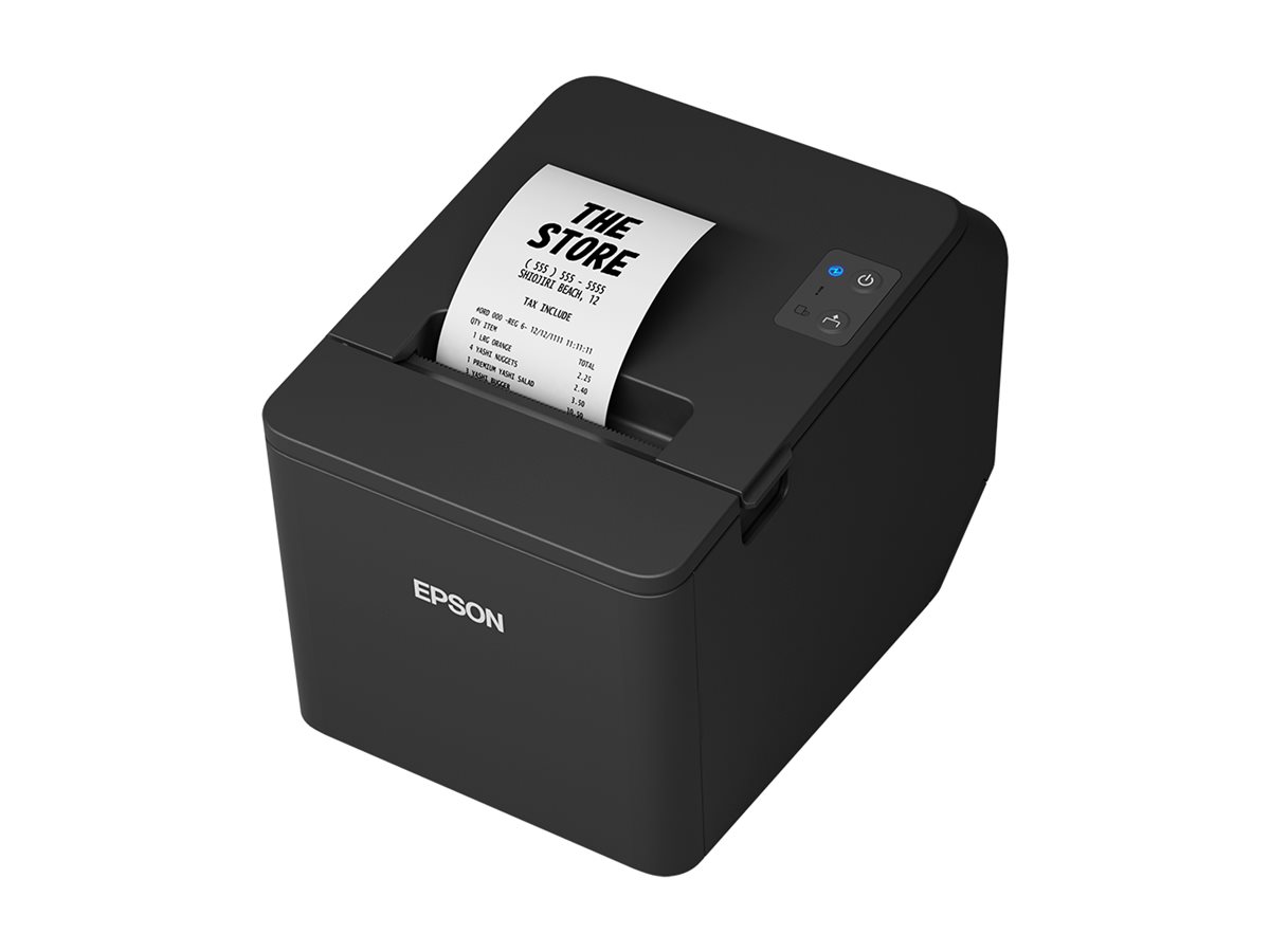 Impressora Recibos Epson T20IV Térmica Cortador Preto - Imagem 3