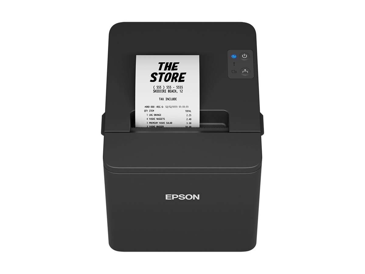 Impressora Recibos Epson T20IV Térmica Cortador Preto