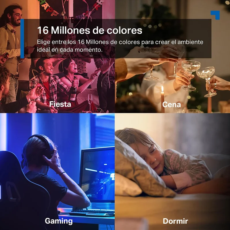 Lâmpada Inteligente TP-LINK Smart Light Bulb Multicolor - Imagem 3