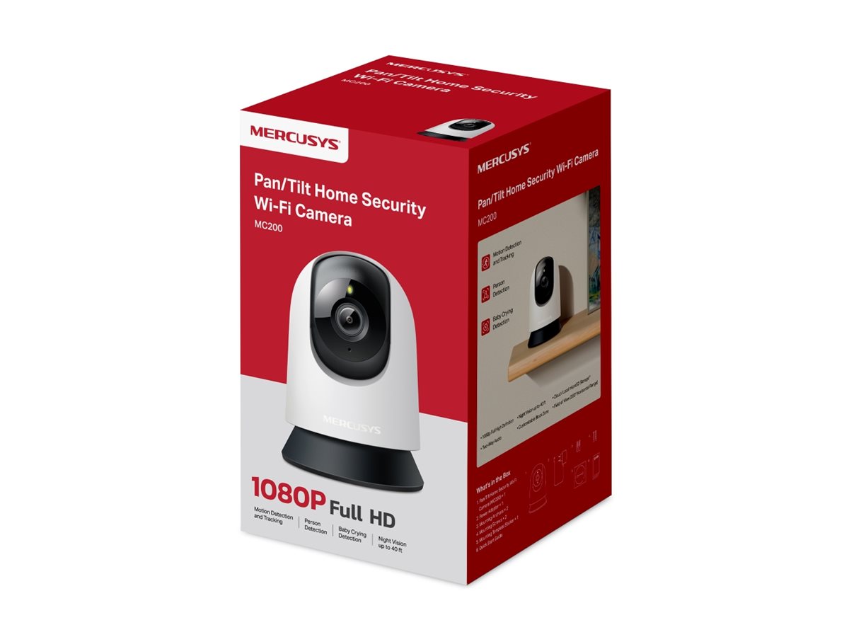 Câmara IP Mercusys MC200 1080p Wi-Fi Rotativa Áudio