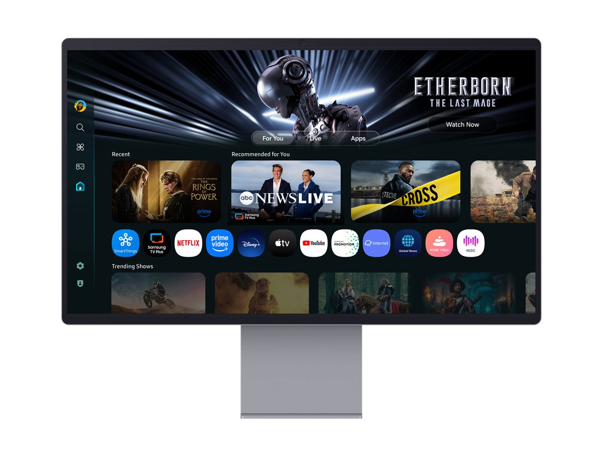Monitor Smart OLED Samsung M90SF 32" 4K UHD 165Hz 0.03ms HDR400 USB-C Altifalantes Prateado - Imagem 8