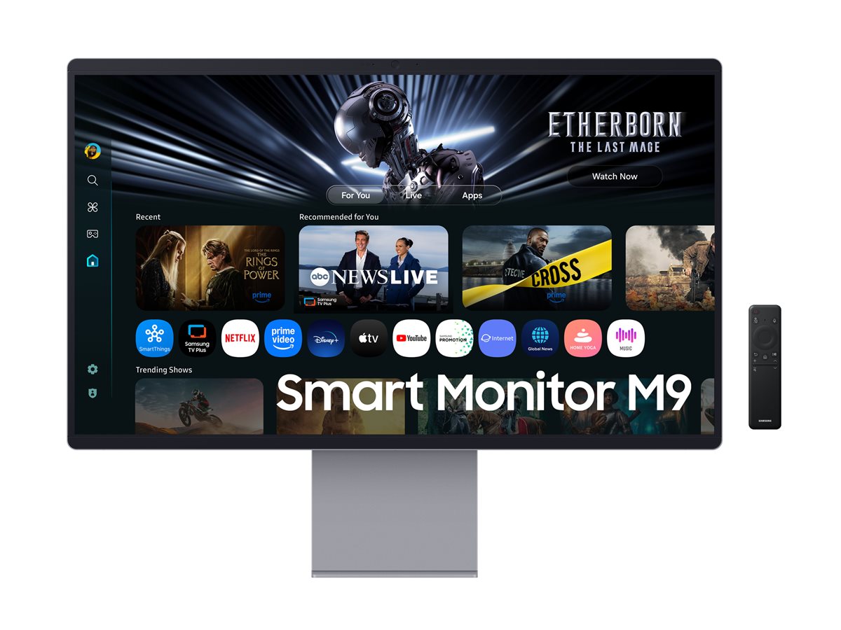 Monitor Smart OLED Samsung M90SF 32" 4K UHD 165Hz 0.03ms HDR400 USB-C Altifalantes Prateado - Imagem 4