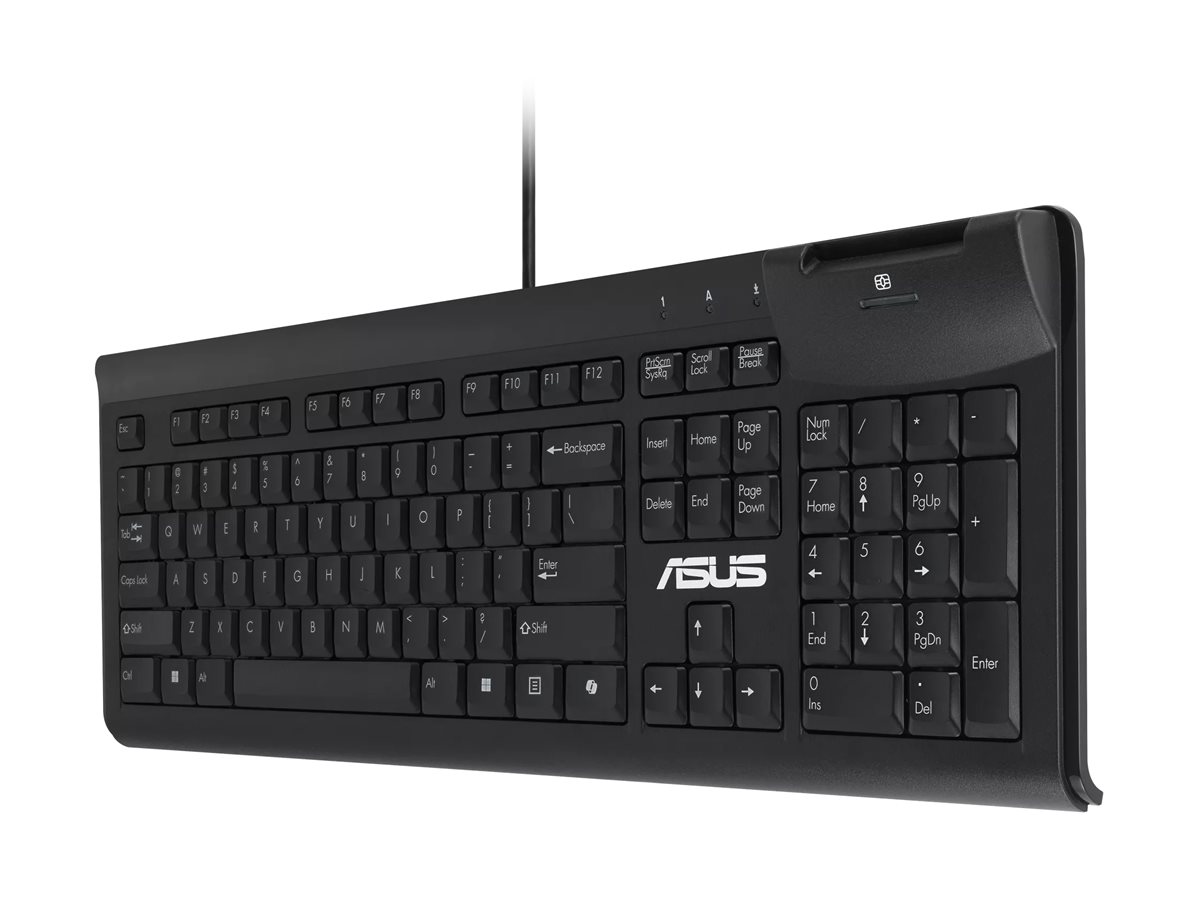 Teclado ASUS KU100 Full Size USB Preto - Imagem 2