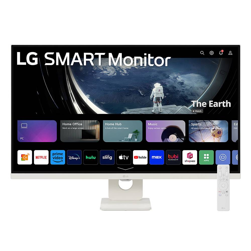 Smart Monitor LG 32U721SA-W 31.5" UHD IPS WebOS USB-C PD 65W Branco