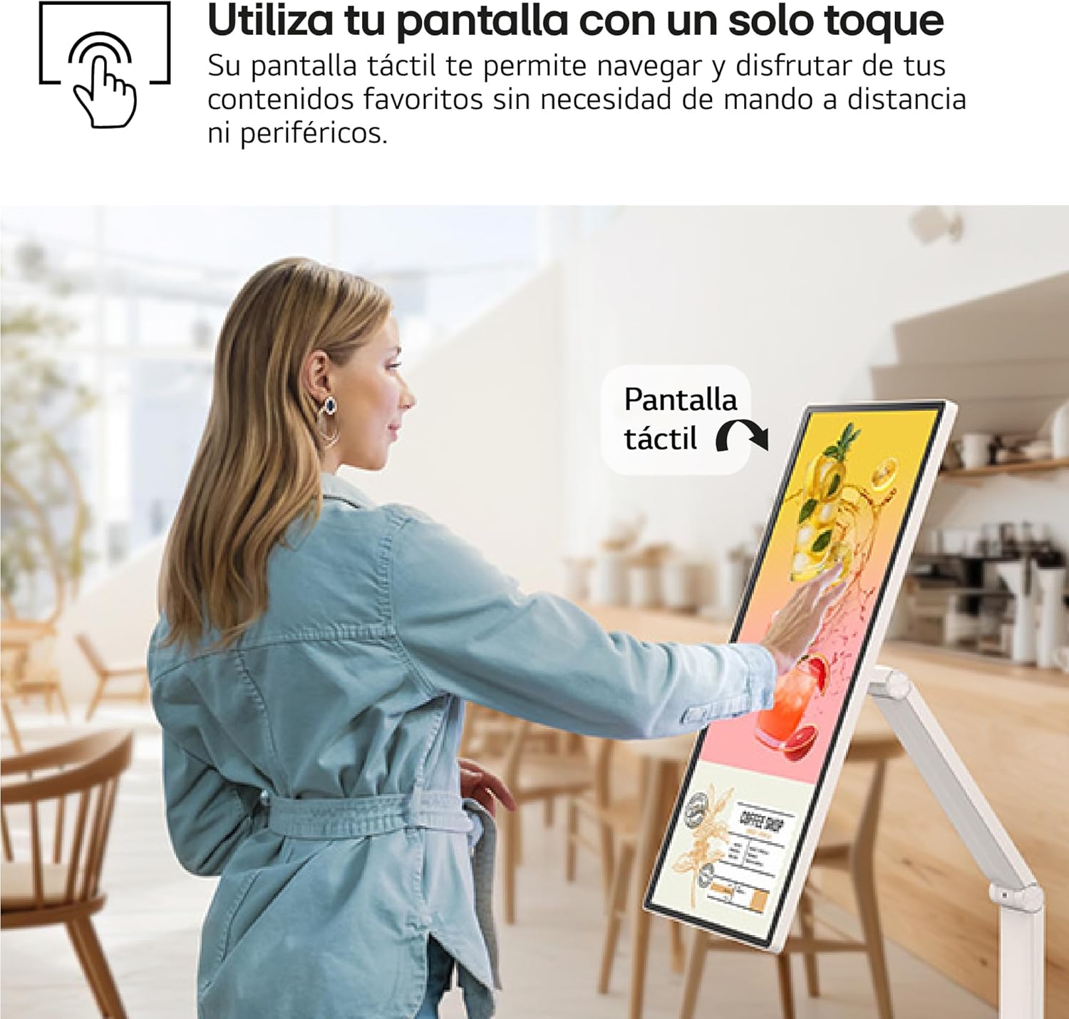 Monitor Smart Touch LG 32U889SA-W 31.5" 4K UHD IPS HDR10 USB-C PD 65W Colunas Branco - Imagem 4