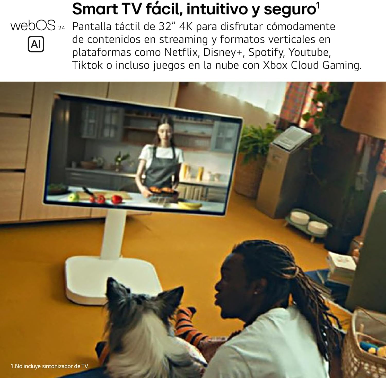 Monitor Smart Touch LG 32U889SA-W 31.5" 4K UHD IPS HDR10 USB-C PD 65W Colunas Branco - Imagem 5