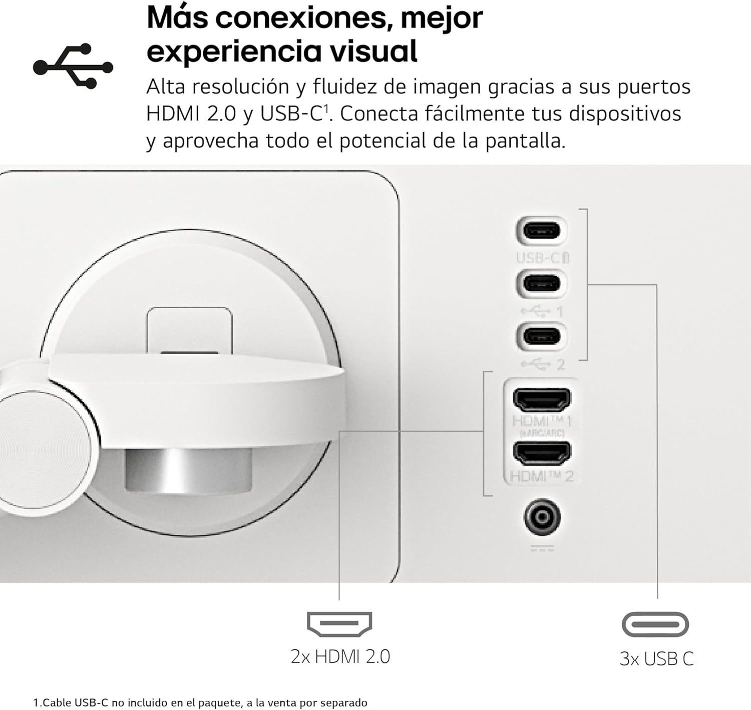 Monitor Smart Touch LG 32U889SA-W 31.5" 4K UHD IPS HDR10 USB-C PD 65W Colunas Branco - Imagem 14
