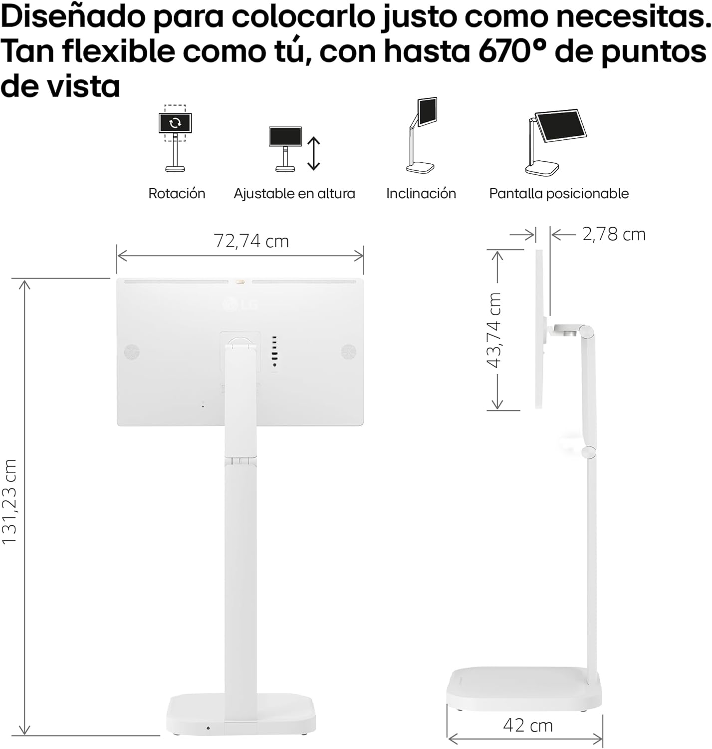 Monitor Smart Touch LG 32U889SA-W 31.5" 4K UHD IPS HDR10 USB-C PD 65W Colunas Branco - Imagem 12