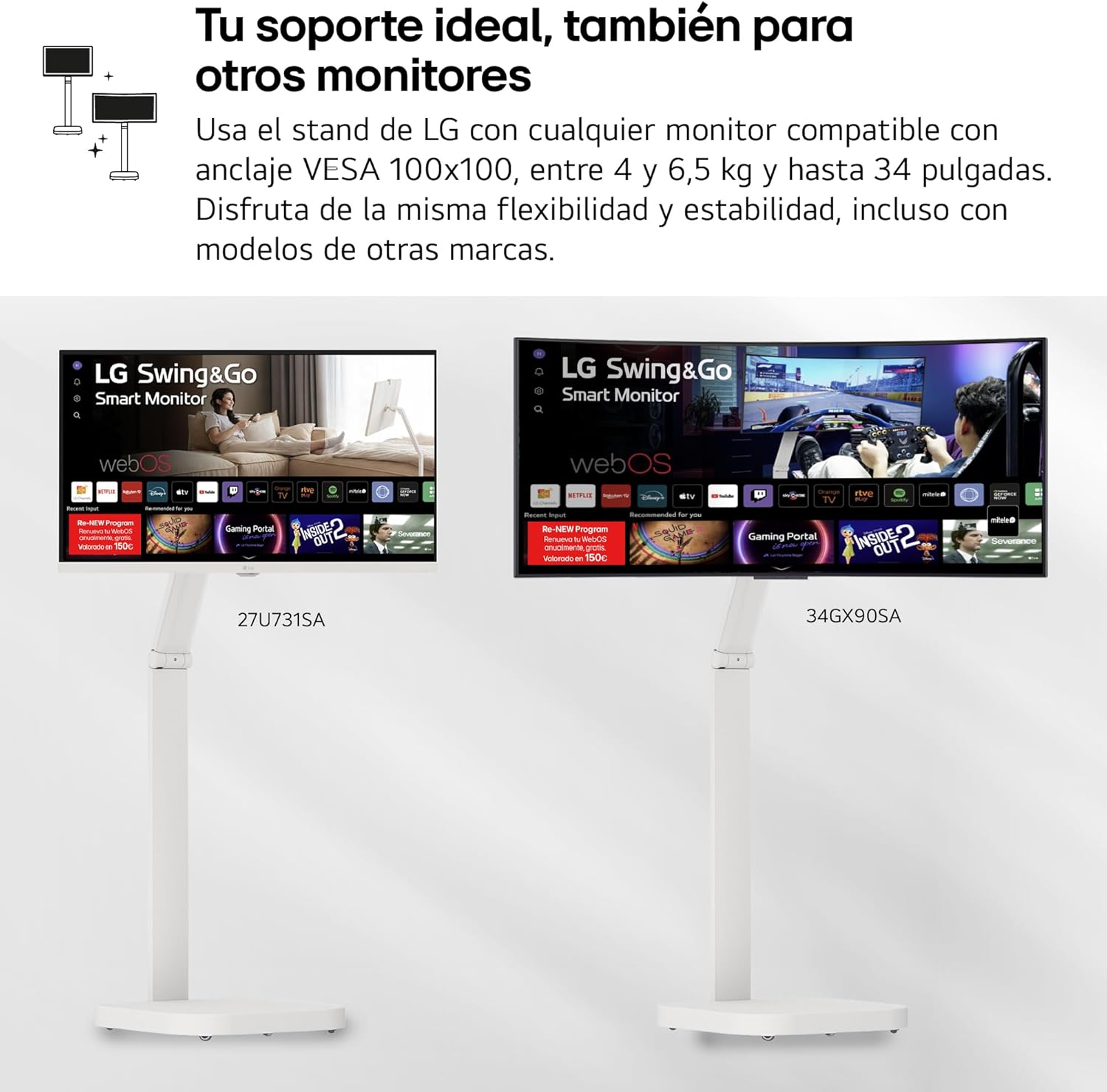 Monitor Smart Touch LG 32U889SA-W 31.5" 4K UHD IPS HDR10 USB-C PD 65W Colunas Branco - Imagem 13
