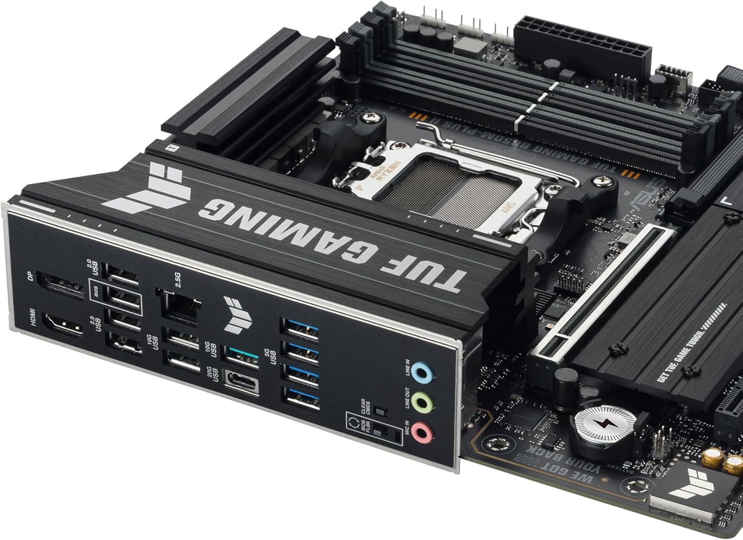 Motherboard ASUS TUF GAMING B850M-PLUS II Micro-ATX Socket AM5 AMD B850 DDR5 PCIe 5.0 3x M.2 2.5Gb LAN - Imagem 5