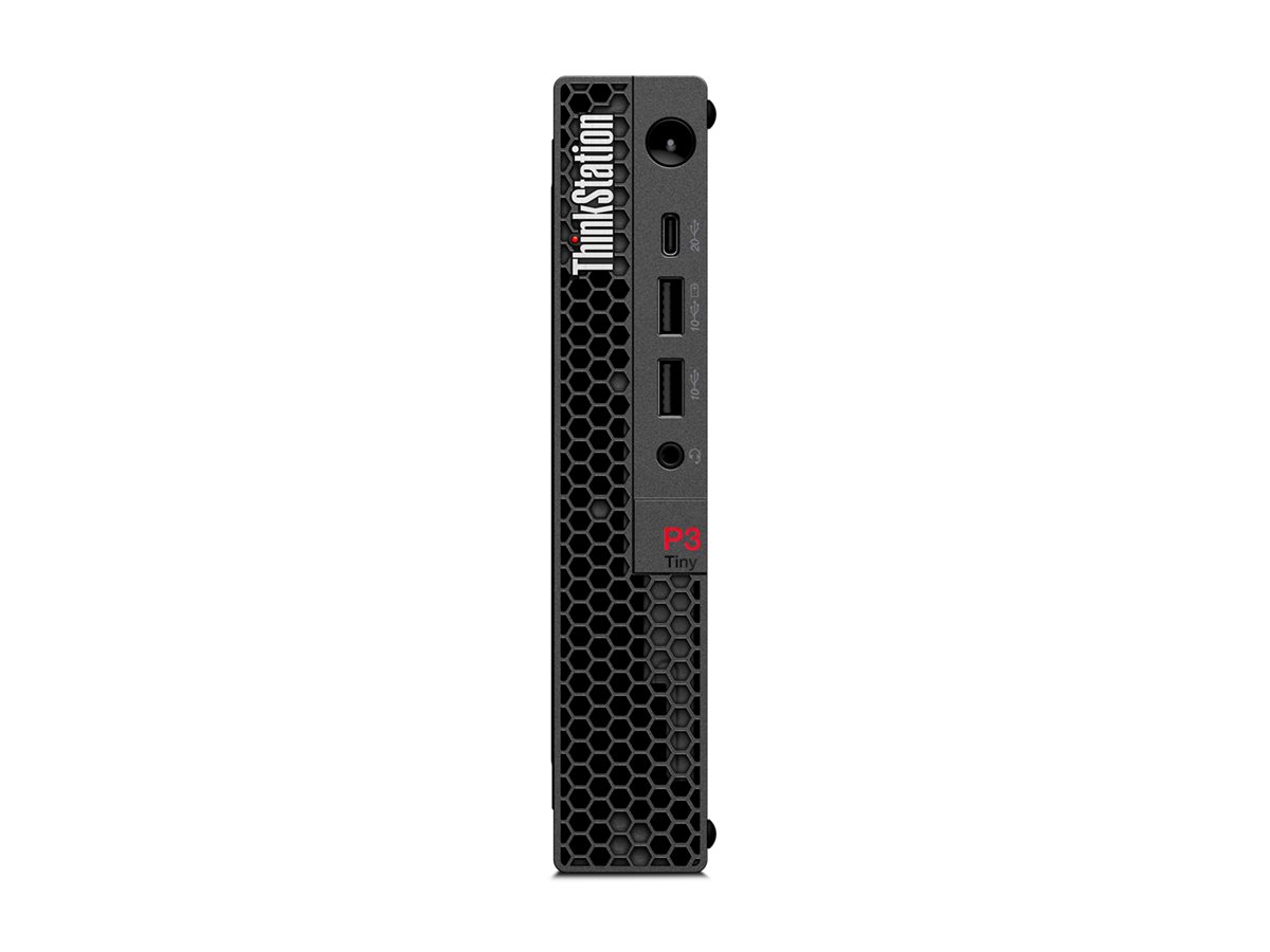 Mini PC Lenovo ThinkStation P3 Tiny Core Ultra 7 32GB 1TB RTX A1000 Win 11 Pro Preto - Imagem 4