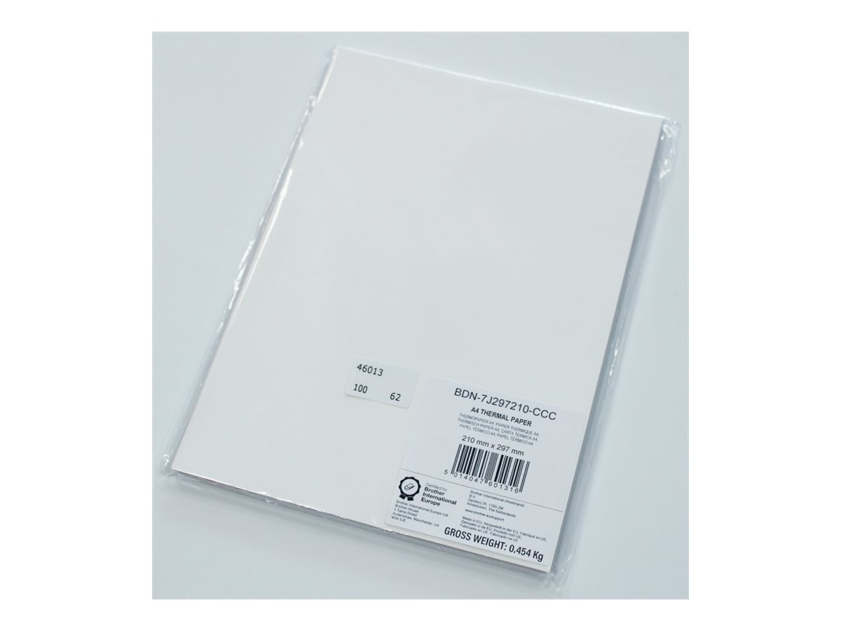 Papel Térmico Brother Premium A4 100 Folhas - Imagem 1