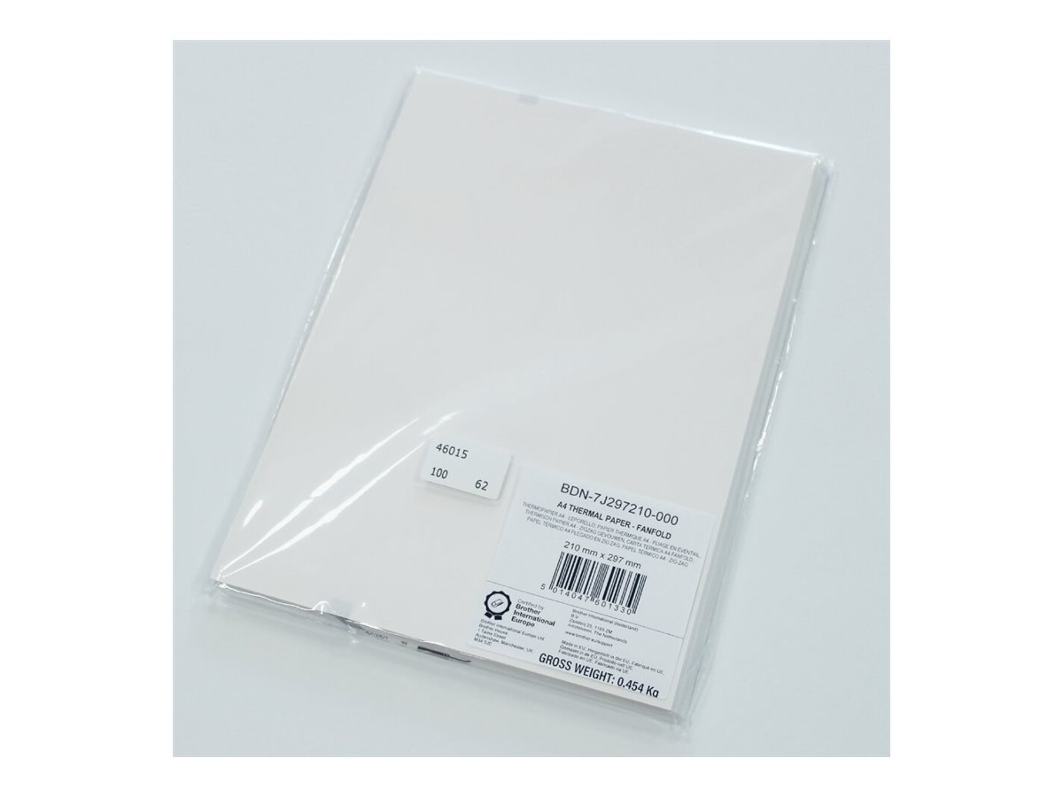 Papel Contínuo Brother Premium A4 100 Folhas - Imagem 1