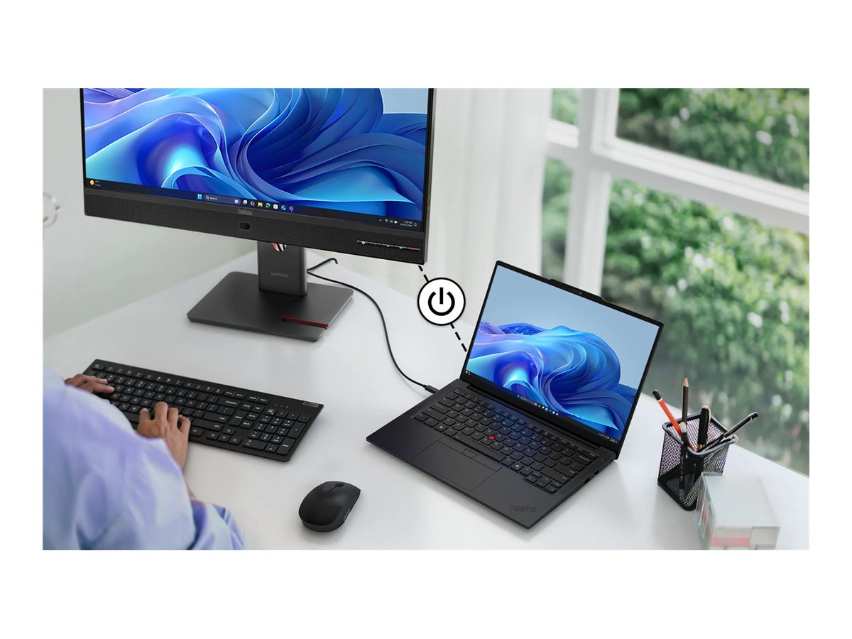 Monitor Lenovo ThinkVision T27qd-4v 27" QHD 120Hz IPS Preto - Imagem 6