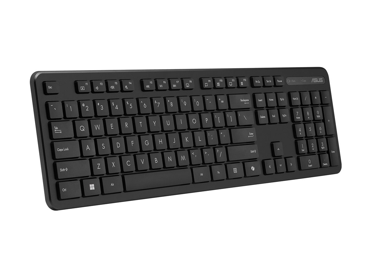 Conjunto de Teclado e Rato ASUS CW100 Sem Fios Preto - Imagem 2