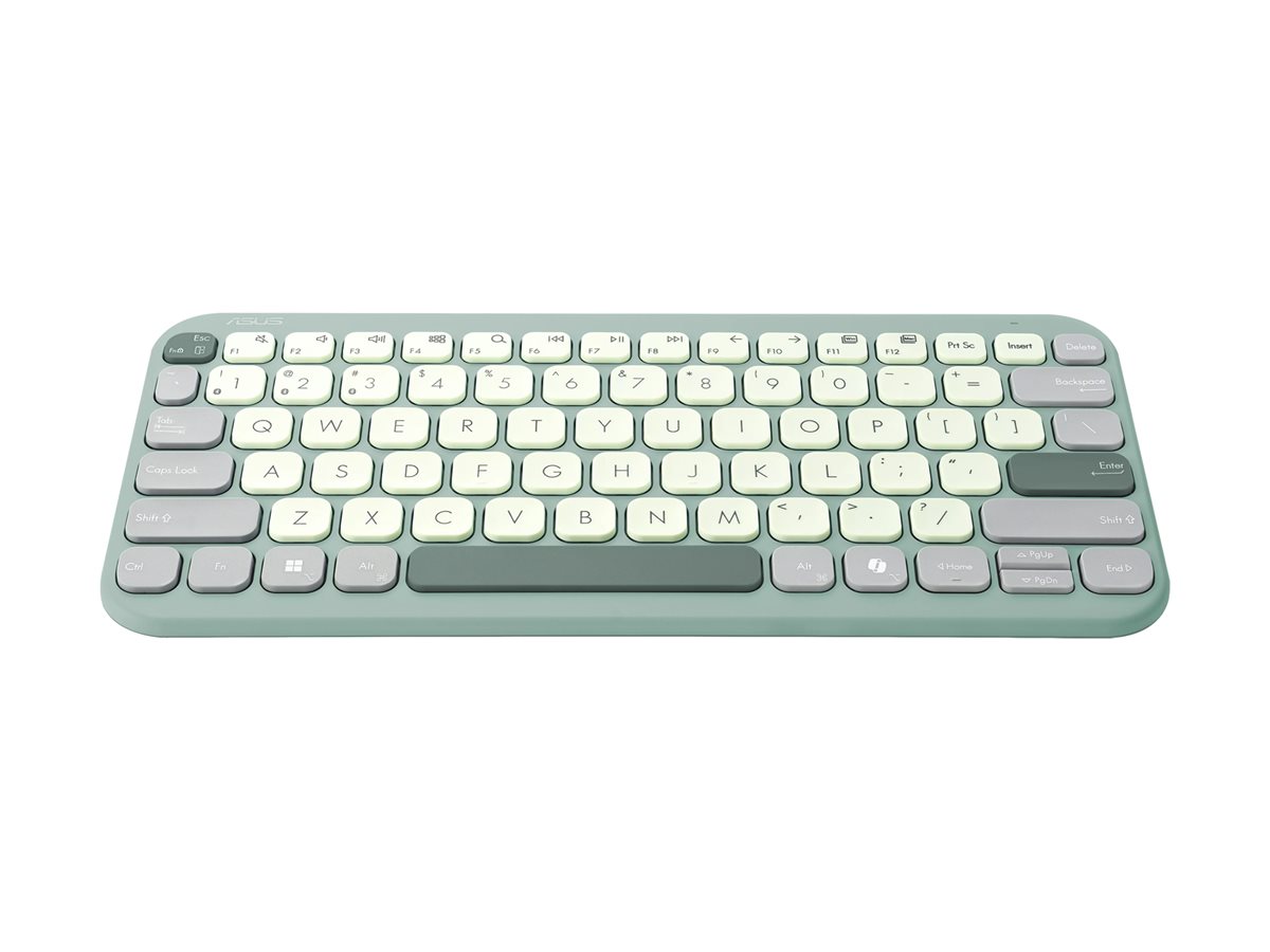 Teclado ASUS Marshmallow KW100 Compacto Sem Fios Bluetooth Português Latte Chá Verde - Imagem 6
