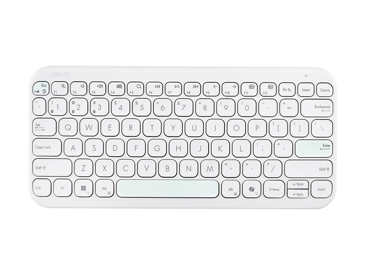Teclado ASUS Marshmallow KW100 75% Sem Fios Bluetooth PT Branco Iridescente - Imagem 6