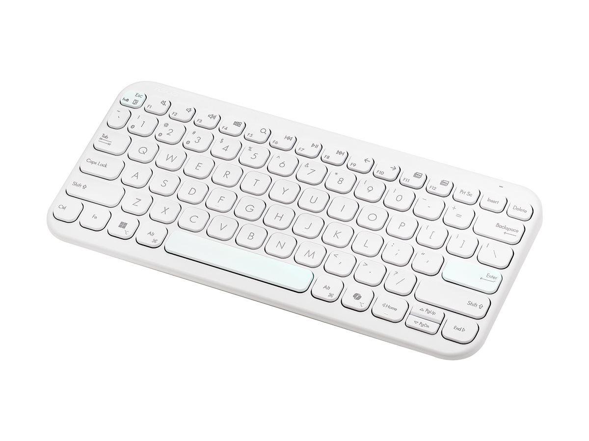 Teclado ASUS Marshmallow KW100 75% Sem Fios Bluetooth PT Branco Iridescente - Imagem 5