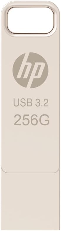 Drive Flash USB HP x206c OTG 256GB USB 3.2 Gen 1 USB-C Metálico com Design Flip Prateado - Imagem 7