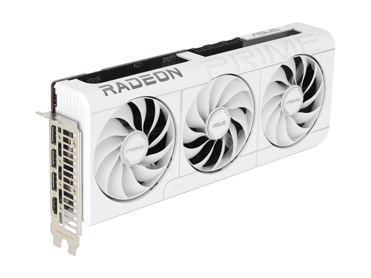 Placa Gráfica ASUS Prime Radeon RX 9070 XT White OC Edition 16GB GDDR6 PCIe 5.0 HDMI 2.1 DisplayPort 2.1a Branco - Imagem 7
