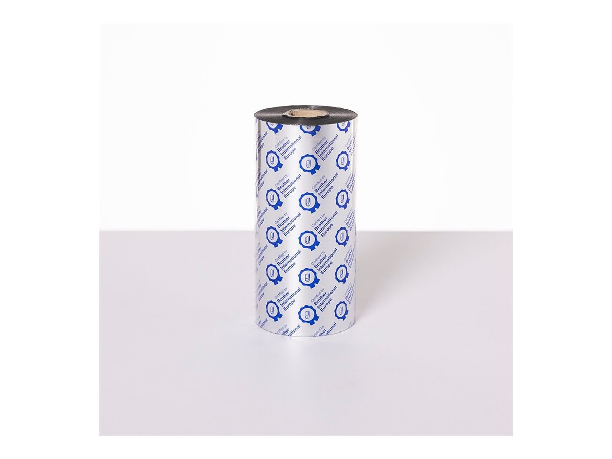 Pack 5 Fitas de Impressão de Cera Brother Preto 154mm x 450m para TJ6421TN e TJ6521TN - Imagem 1