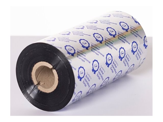 Pack 5 Fitas de Impressão Cera Premium Brother 154mm x 450m Preto para TJ6421TN e TJ6521TN - Imagem 4