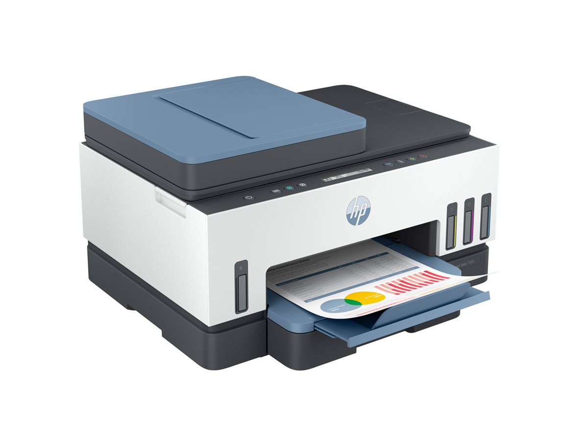 Impressora Multifunções HP Smart Tank 7308 Jacto de Tinta a Cores A4 15ppm Wi-Fi Ethernet USB 250 Folhas Branca e Cinza - Imagem 5
