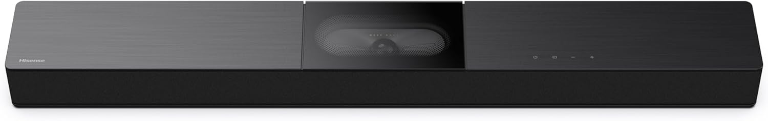 Barra de Som Hisense HS2000 Canal 2.1 Bluetooth USB HDMI ARC com Kit de Montagem na Parede Preto