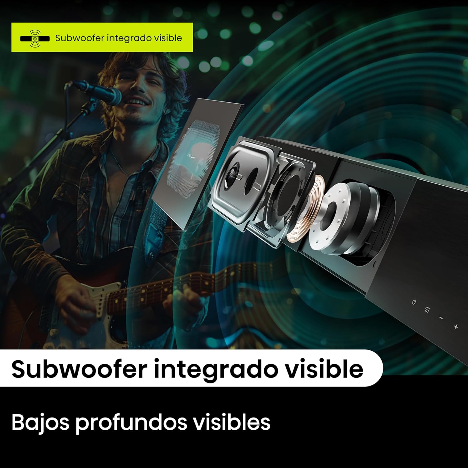 Barra de Som Hisense HS2000 Canal 2.1 Bluetooth USB HDMI ARC com Kit de Montagem na Parede Preto - Imagem 15