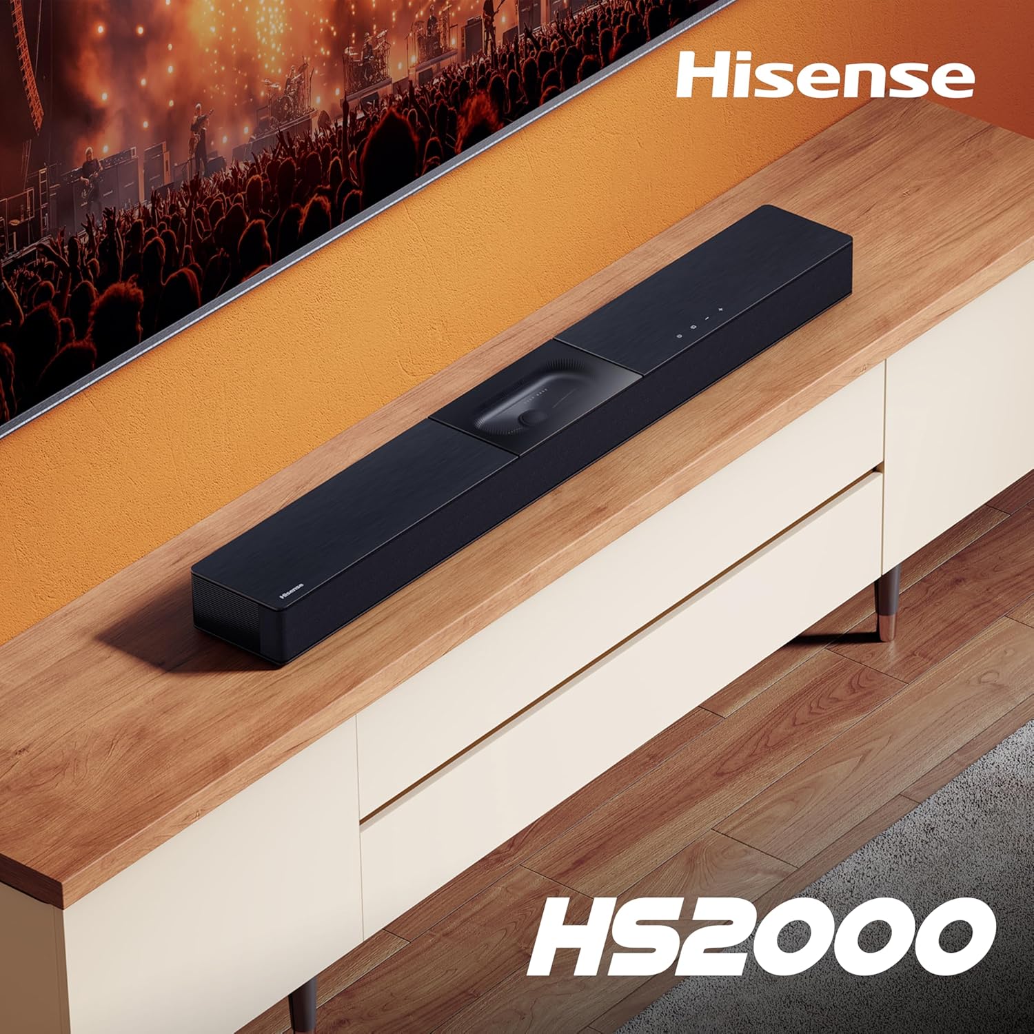 Barra de Som Hisense HS2000 Canal 2.1 Bluetooth USB HDMI ARC com Kit de Montagem na Parede Preto - Imagem 16