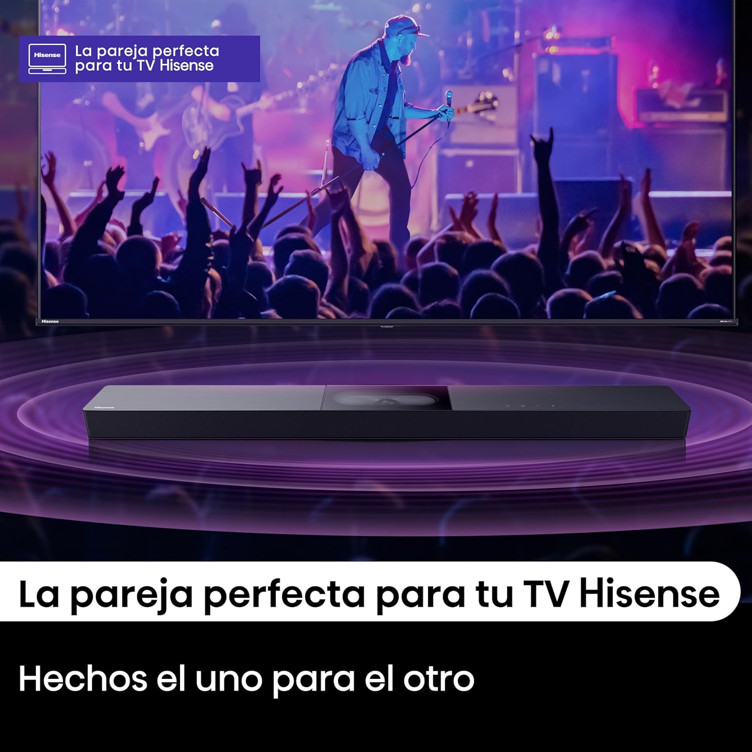 Barra de Som Hisense HS2000 Canal 2.1 Bluetooth USB HDMI ARC com Kit de Montagem na Parede Preto - Imagem 9