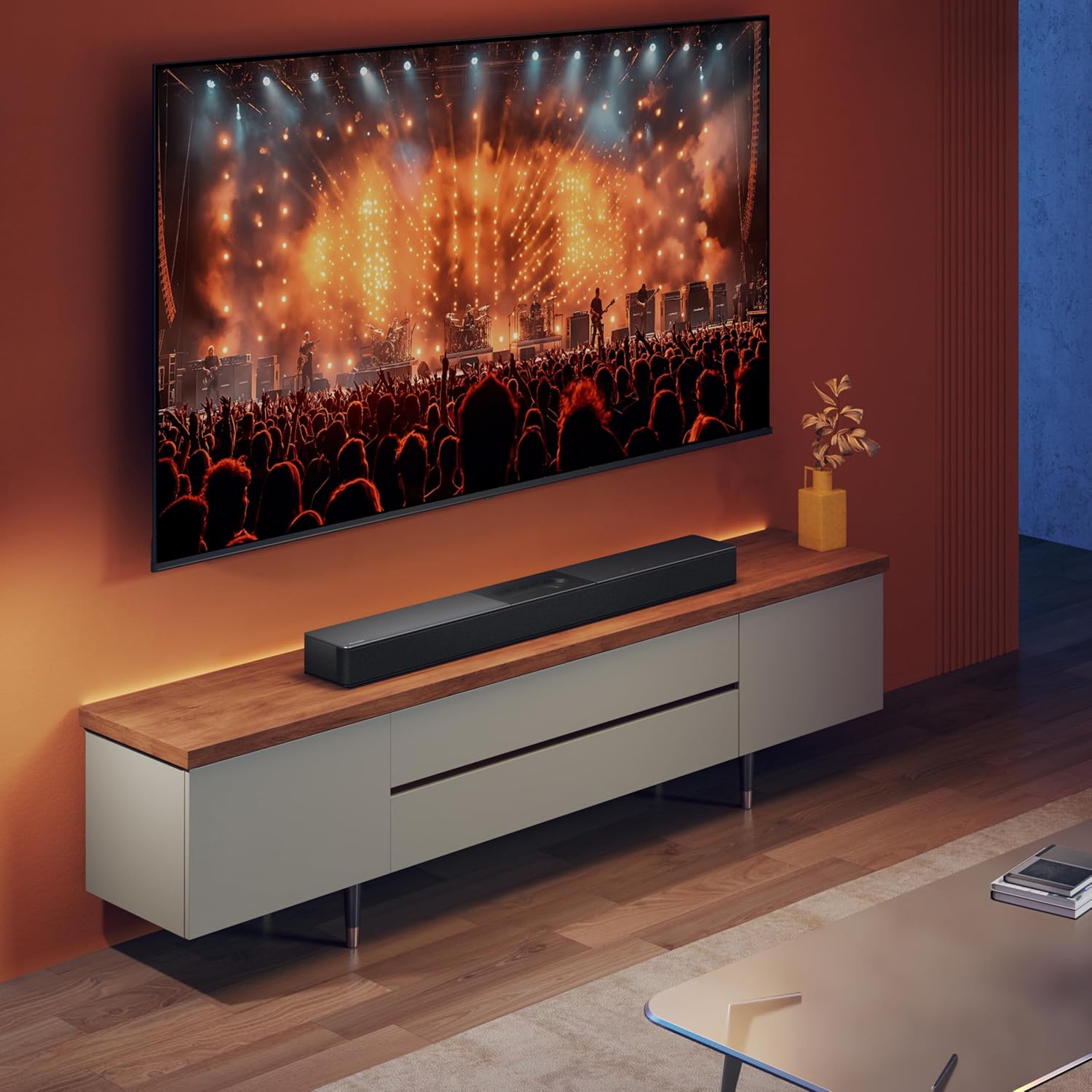 Barra de Som Hisense HS2000 Canal 2.1 Bluetooth USB HDMI ARC com Kit de Montagem na Parede Preto - Imagem 17