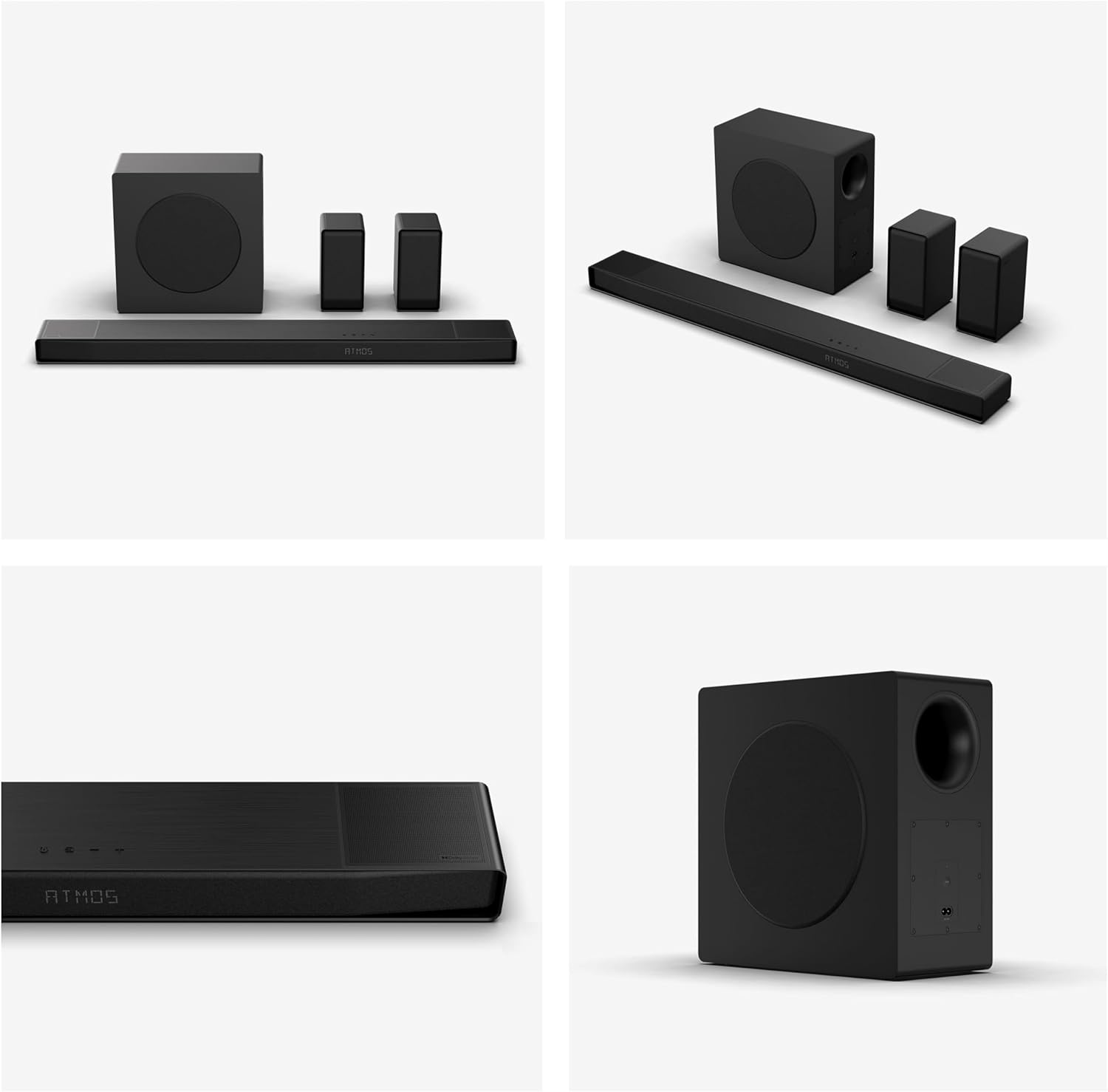Sistema de Som Soundbar Hisense AX5140Q Canal 5.1.4 Surround Sem Fios Bluetooth HDMI USB Preto - Imagem 12