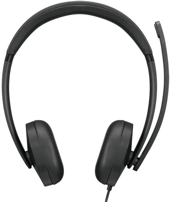 Auscultadores Wired VoIP Lenovo 5000 Teams On-Ear USB-C com Adaptador USB-A Preto Certificado Microsoft Teams - Imagem 3