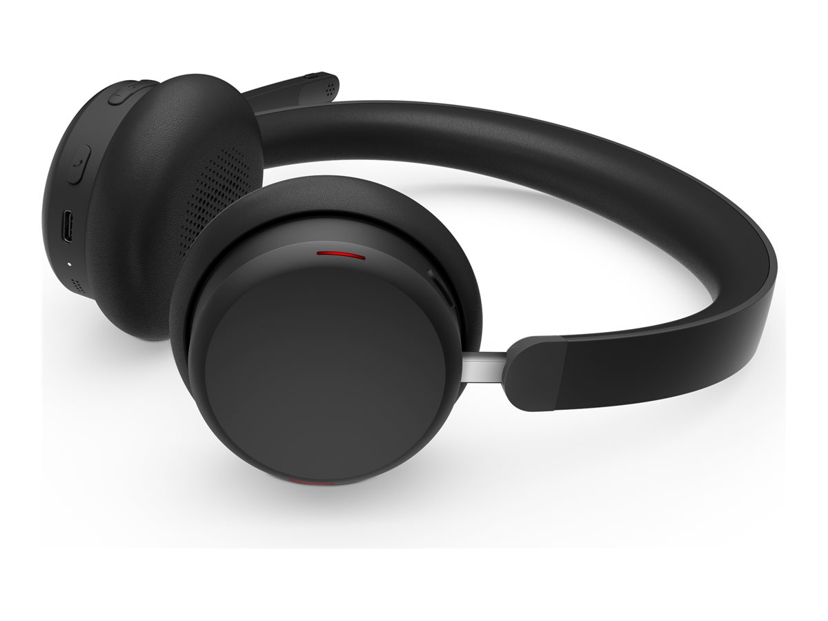Auscultadores Bluetooth Lenovo 6550 Wireless ANC USB-C Certificado Microsoft Teams Preto - Imagem 3