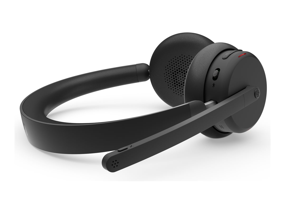 Auscultadores Bluetooth Lenovo 6550 Wireless ANC USB-C Certificado Microsoft Teams Preto - Imagem 4