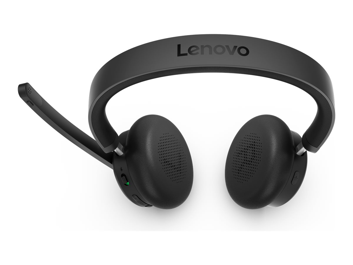 Auscultadores Bluetooth Lenovo 6550 Wireless ANC USB-C Certificado Microsoft Teams Preto - Imagem 10