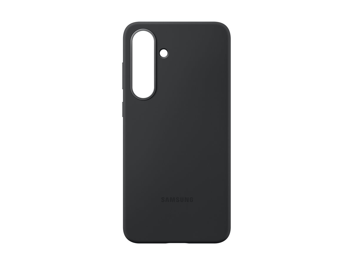 Capa de Silicone Samsung Galaxy S25 FE com Revestimento em Microfibra e Toque Macio Preto - Imagem 4
