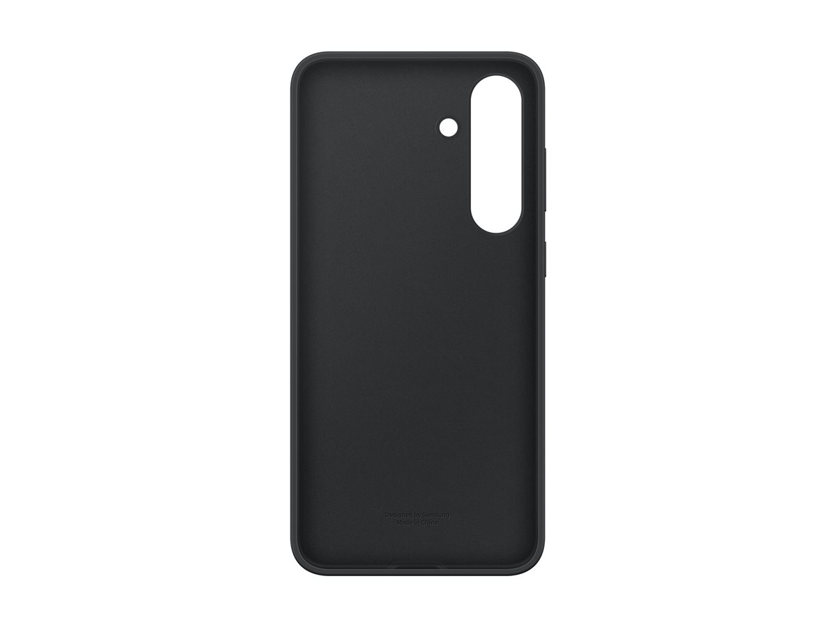 Capa de Silicone Samsung Galaxy S25 FE com Revestimento em Microfibra e Toque Macio Preto - Imagem 2