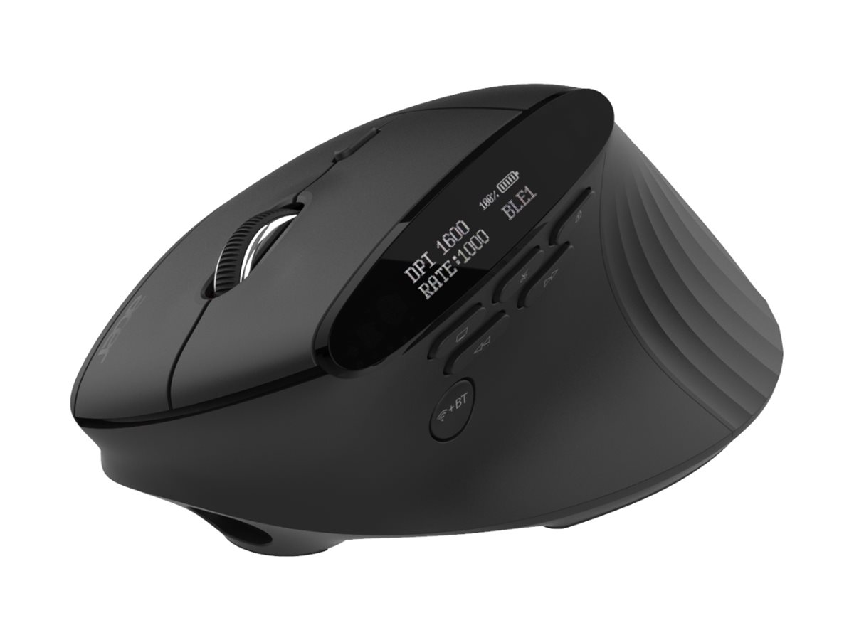 Rato Vertical Ergonómico Acer Smart Fit Laser 10 Botões Sem Fios Bluetooth 5.0 USB-C Preto - Imagem 7