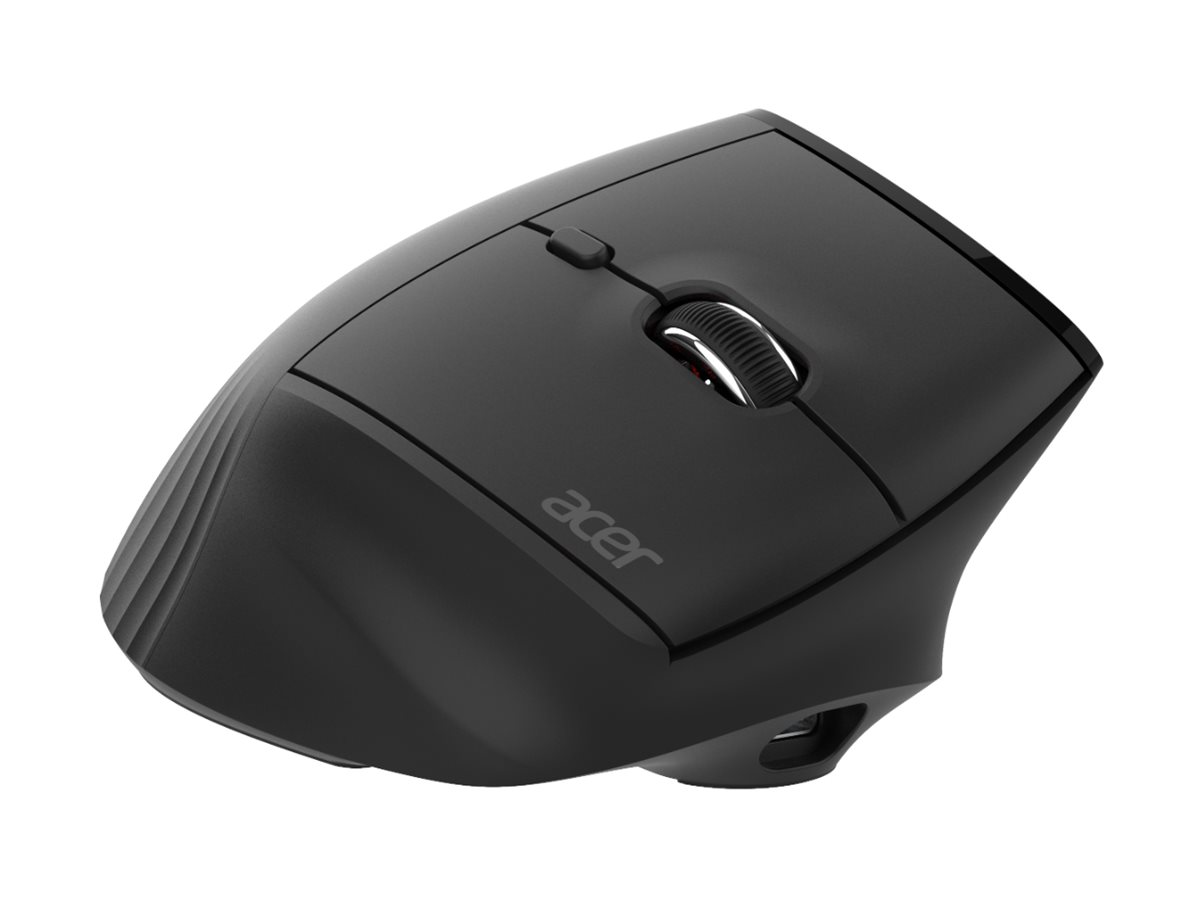 Rato Vertical Ergonómico Acer Smart Fit Laser 10 Botões Sem Fios Bluetooth 5.0 USB-C Preto