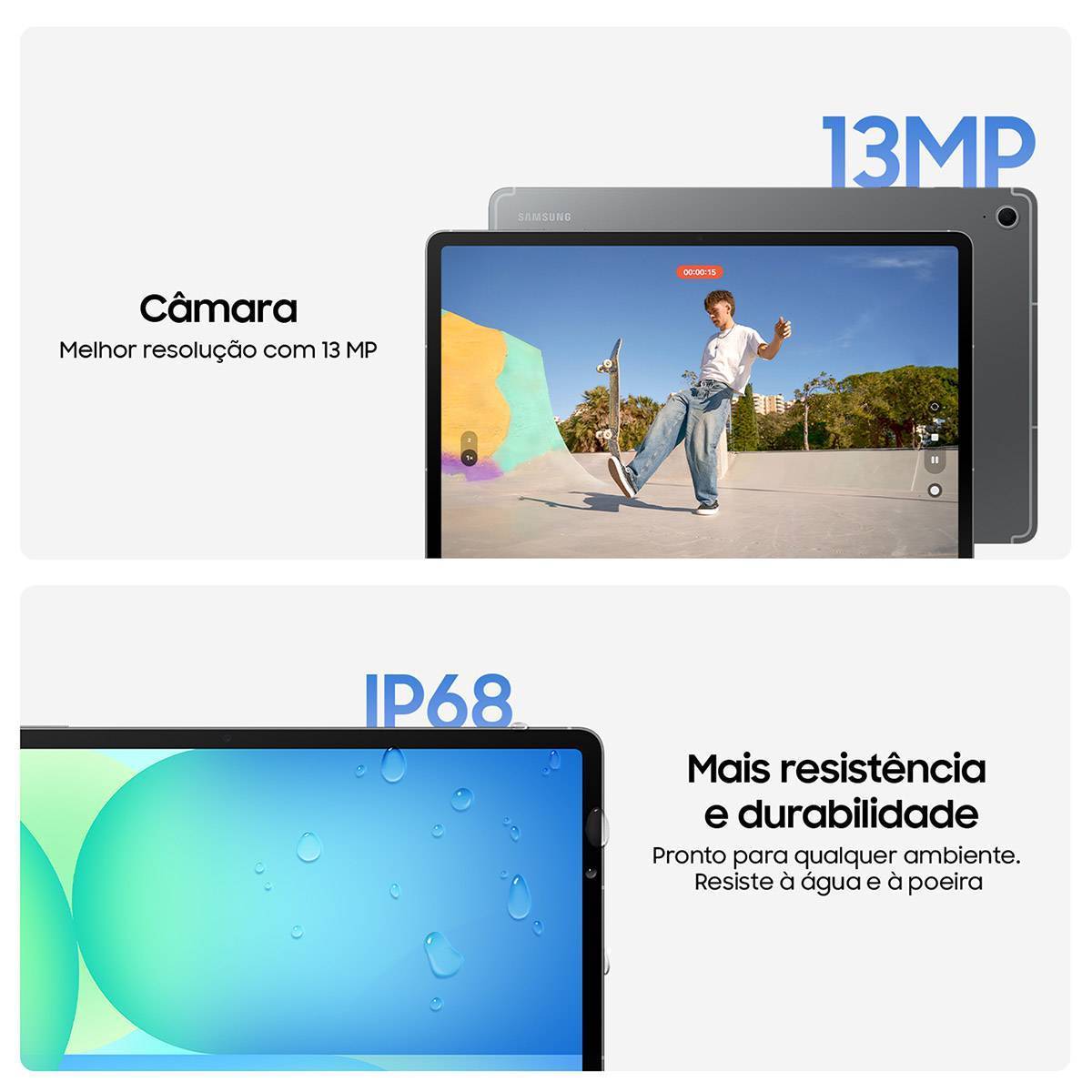 Tablet Samsung S10 FE 128GB WiFi + Capa Teclado Preto - Imagem 6