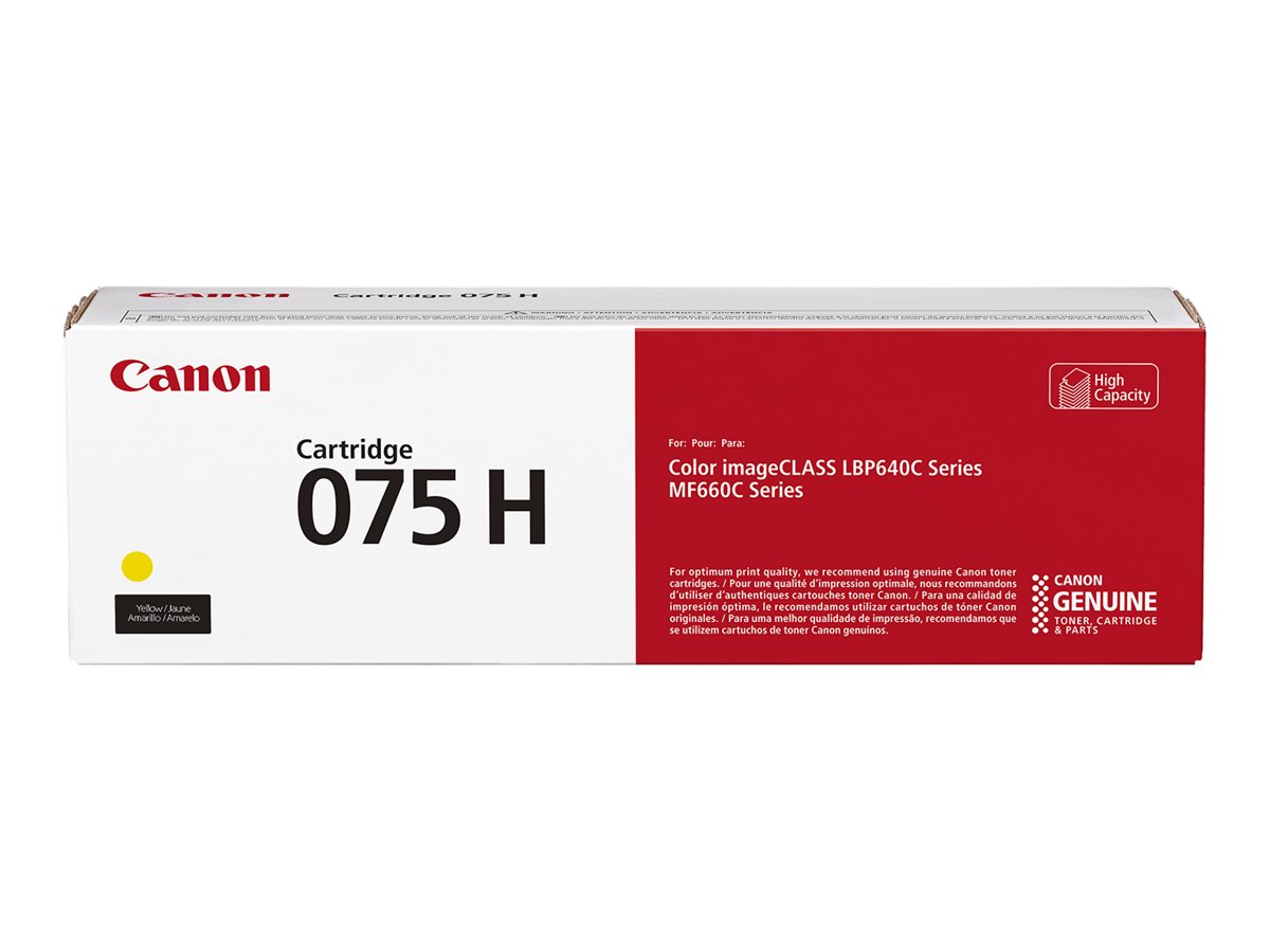 Cartucho de Toner Canon 075 H Amarelo Original Alta Capacidade