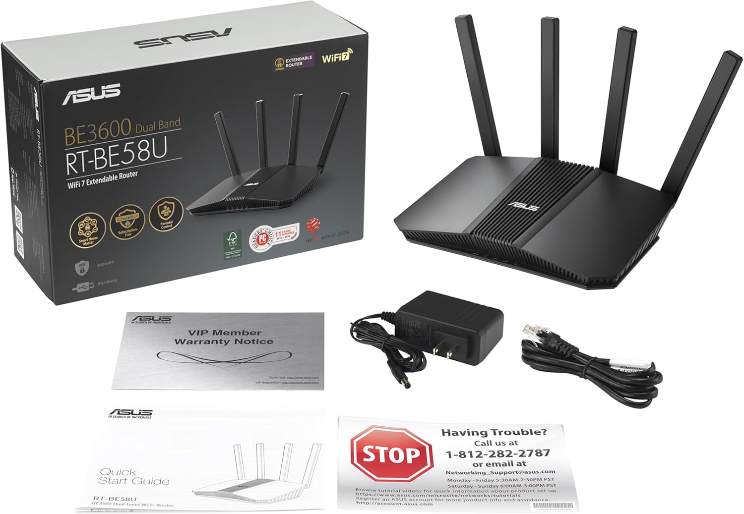 Router ASUS RT-BE58U WiFi 7 Dual-Band BE3600 3600Mbps Porta 2.5G AiMesh - Imagem 15