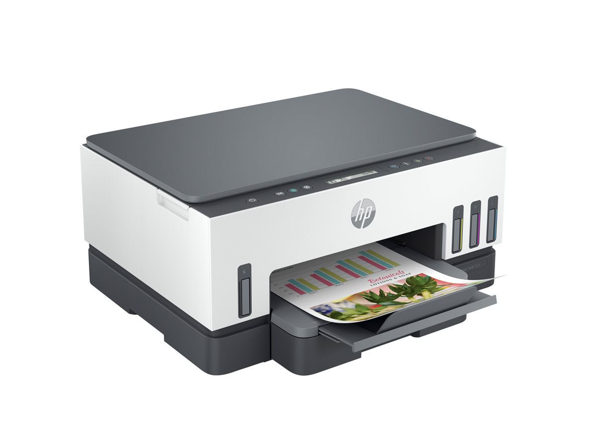 Impressora Multifunções HP Smart Tank 7008 a Cores Jato Tinta Recarregável A4 15ppm Wi-Fi USB 250 Folhas Basalto Claro - Imagem 6