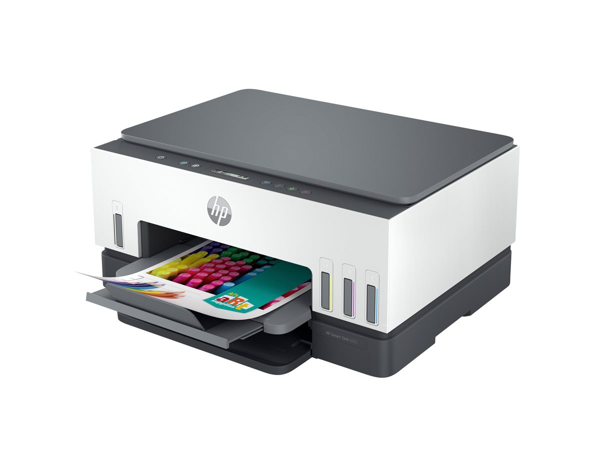 Impressora Multifunções HP Smart Tank 6005e Jacto de Tinta a Cores 12ppm Wi-Fi USB 150 Folhas Recarregável A4 - Imagem 2