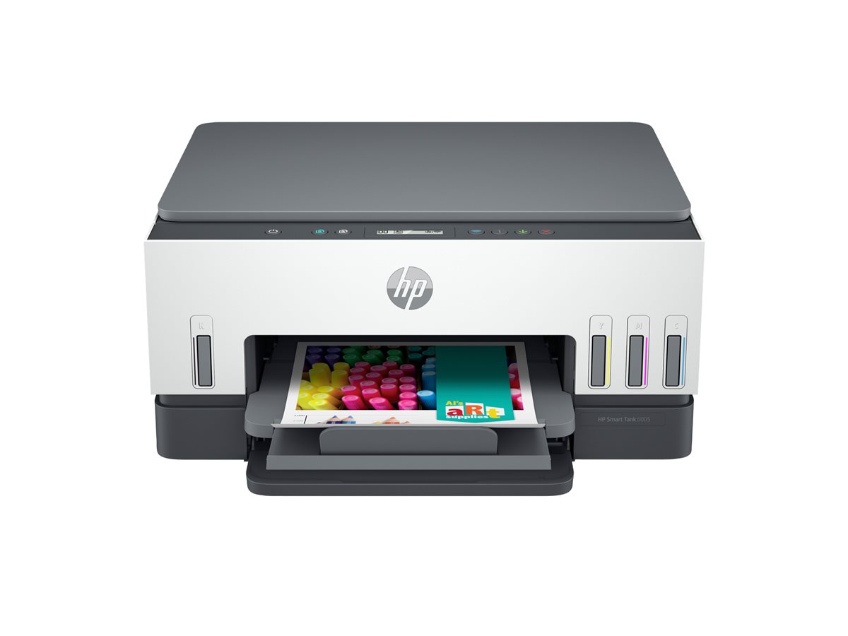 Impressora Multifunções HP Smart Tank 6005e Jacto de Tinta a Cores 12ppm Wi-Fi USB 150 Folhas Recarregável A4 - Imagem 8